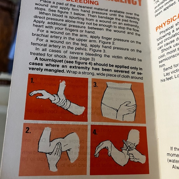 Vintage 1981 The Pocket Emergency Handbook. Great Condition! Second Edition. - Picture 4 of 9